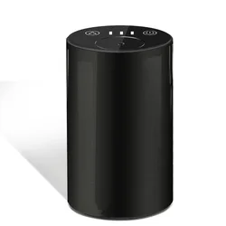 Portable USB Rechargeable Waterless Aromatherapy Essential Oil Diffuser (Black)