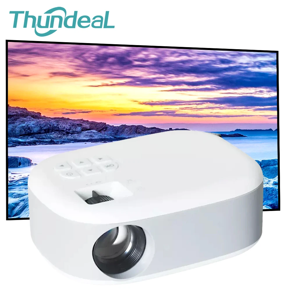 C520 Mini LED Projector HD 200inch Home Theater Movie Game Portable LED 3D Video Projector for 1080P Cinema C520