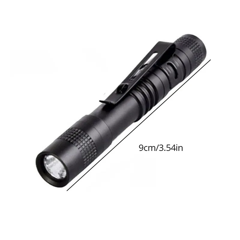 Mini Pen-Shaped Small Flashlight Aluminum Alloy Waterproof with Pen Clip Gift Lamp Small Flashlight mini flashlight mini led flashlight