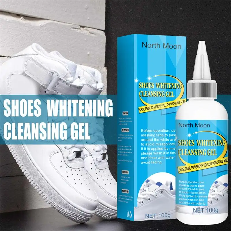 100g Shoe Whitening Cream Remove Stains From White Sneakers With