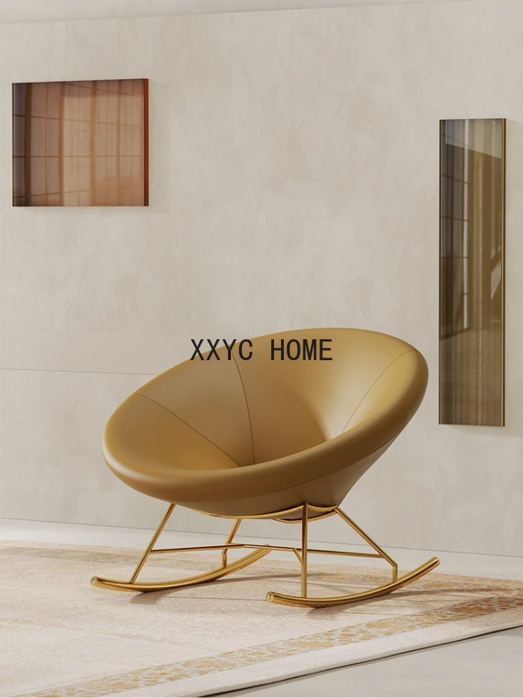 

Balcony Rocking Chair Modern Light Luxury Home Leisure Recliner Leisure Chair Egg Chair