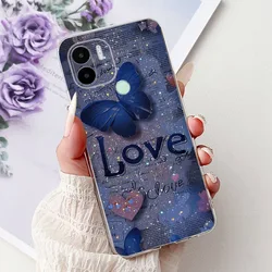 Cute Cat Painted Soft Slim Phone Case Cover - Bumper Protection for Redmi A2 Plus (924)