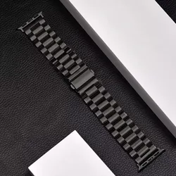 Premium Stainless Steel Link Bracelet for 42 44 45 49mm (Black Sanzhu)