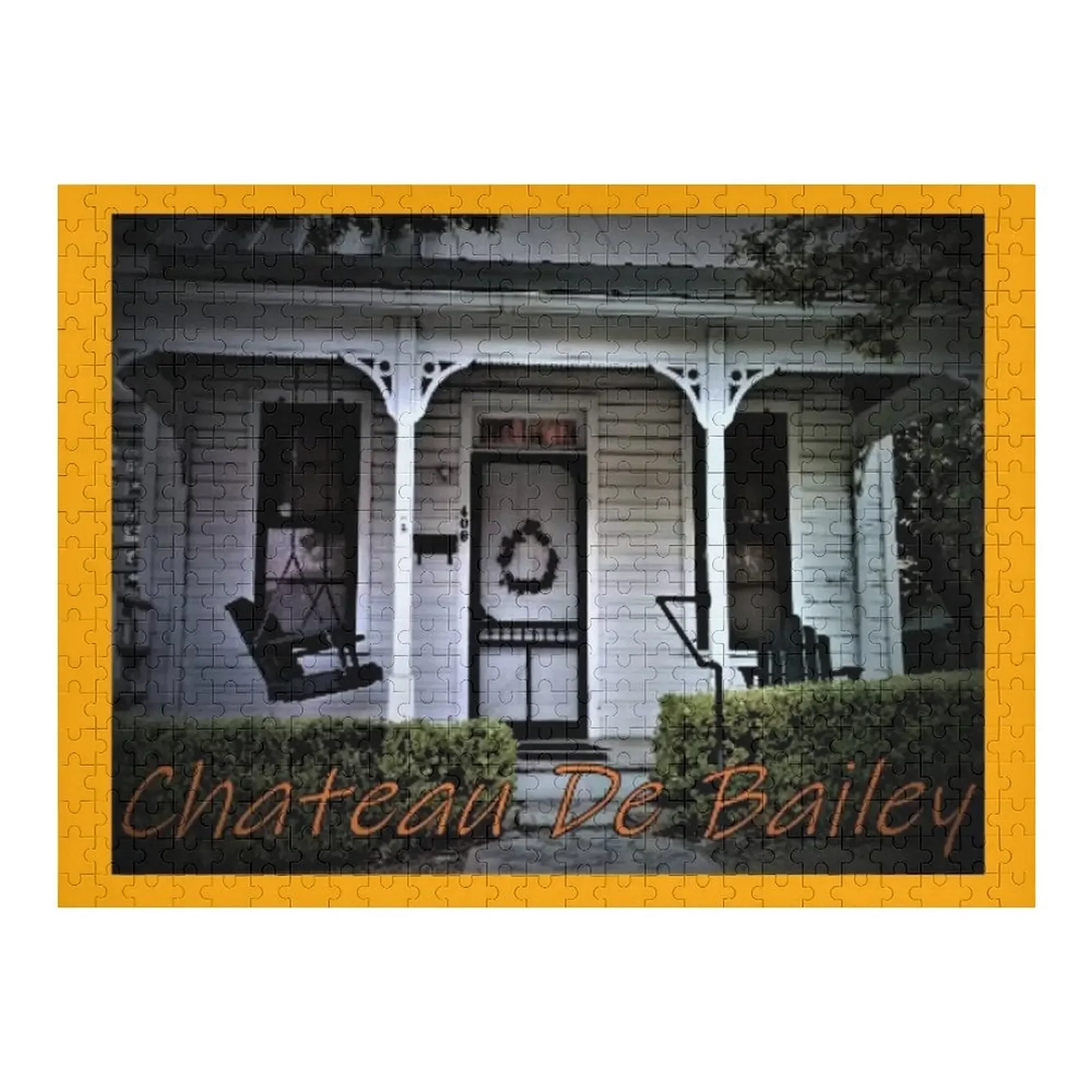 Chateau De Bailey Sunday House Jigsaw Puzzle Personalized Name Personalized Gift Ideas Custom Kids Toy Puzzle