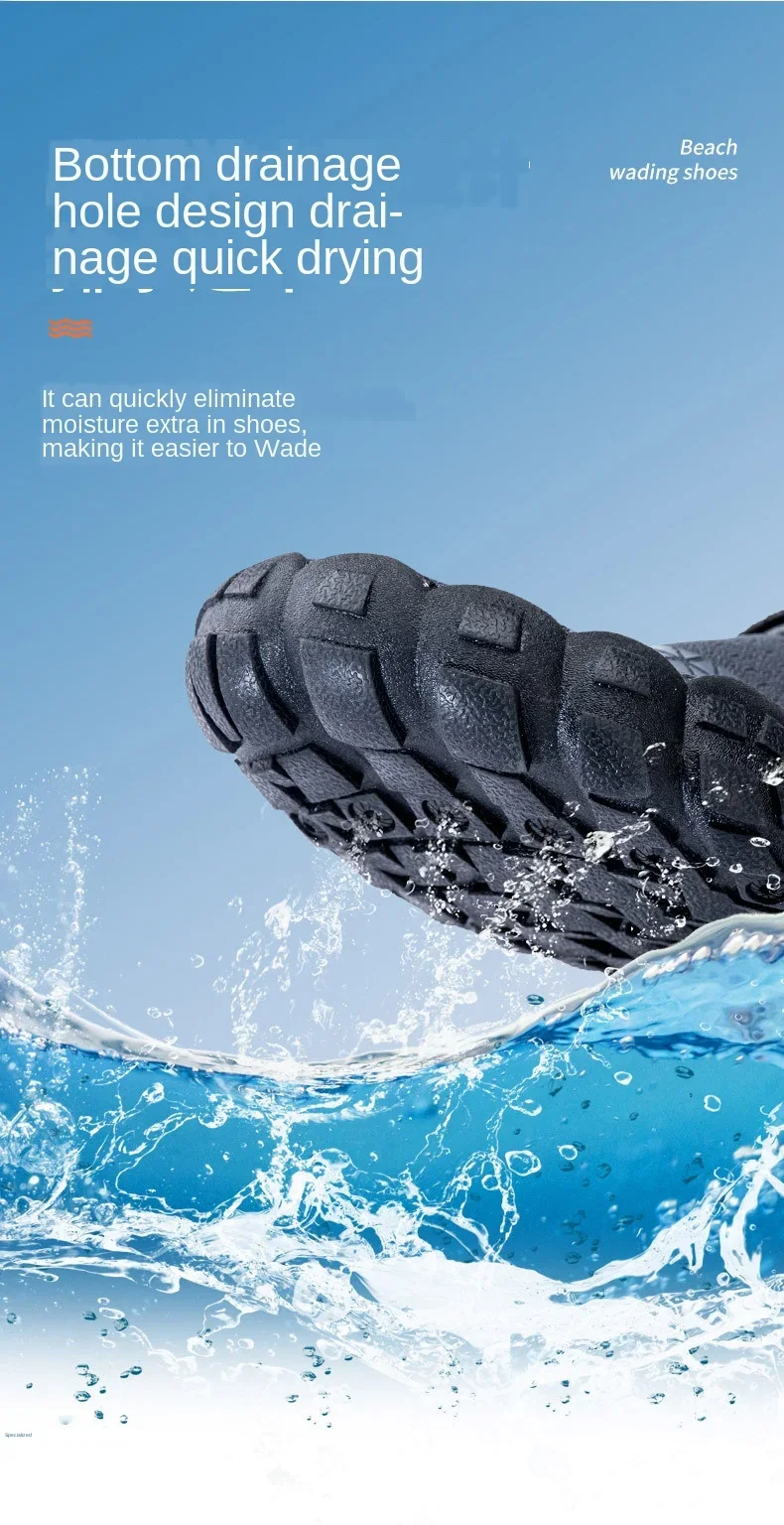 Naturehike Outdoor Schnelltrocknende Strand-Wasserschuhe für Herren und Damen, 1 Paar, zum Schwimmen, Aqua-Schuhe, neu, barfuß, atmungsaktiv, zum Wandern, rutschfest – Detail 6