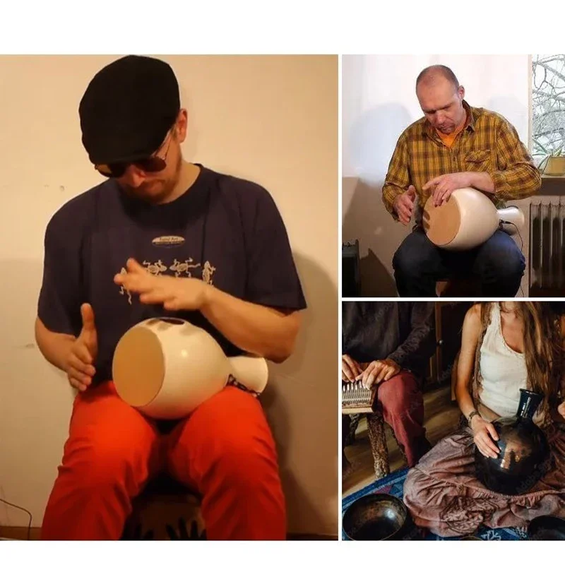 Terre Clay Pottery Udu Drum Healing ASMR Sound Therapy Udu Drums Performance Yoga Meditation Musical Percussion Instrument