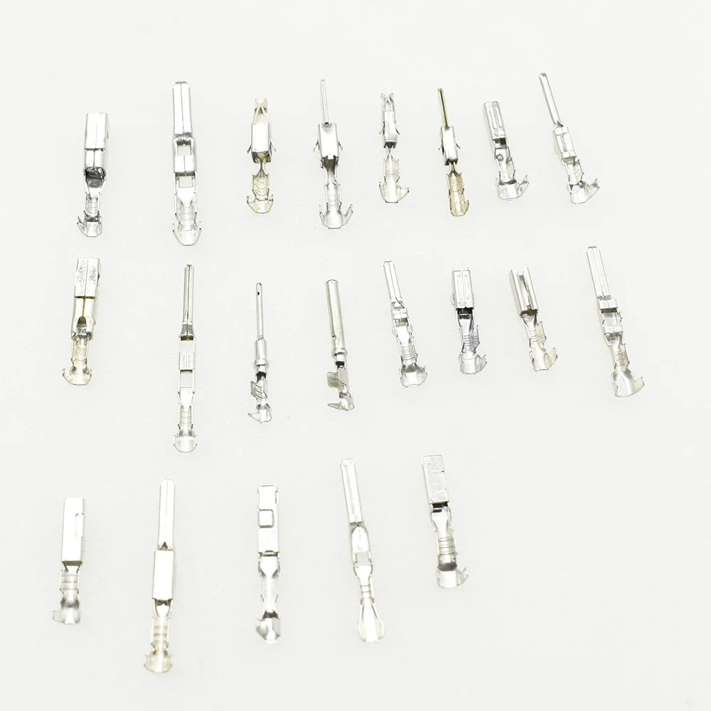 Wire connector terminals 1/1.5/1.8/2.2/2.8/3.5mm male female auto crimping with pin removal tool for VW Tyco AMP Boschs FCI Deutsch 50Pcs