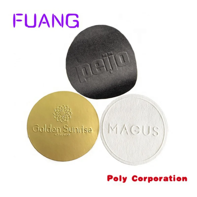 

Custom custom luxury packaging sticker wine cosmetic perfume bottle label silver rose gold 3d embossed logo self-adhesive label
