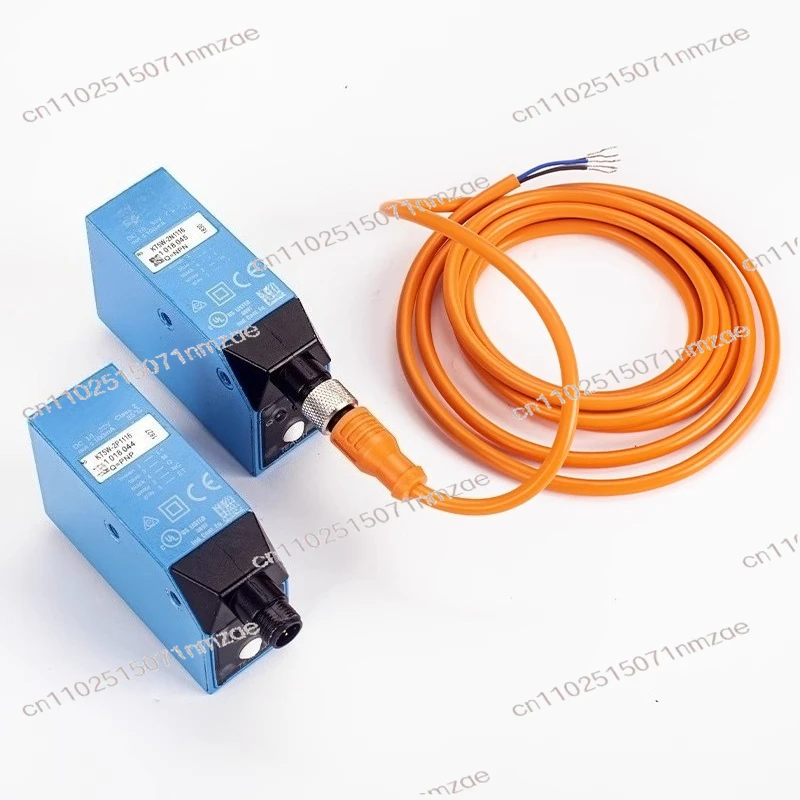 KT5W-2N1116 KT5W-2P1116 포토셀 컬러 마크 센서 RGB LED 10mm IP67 NPN PNP 포장 인쇄 라벨링용