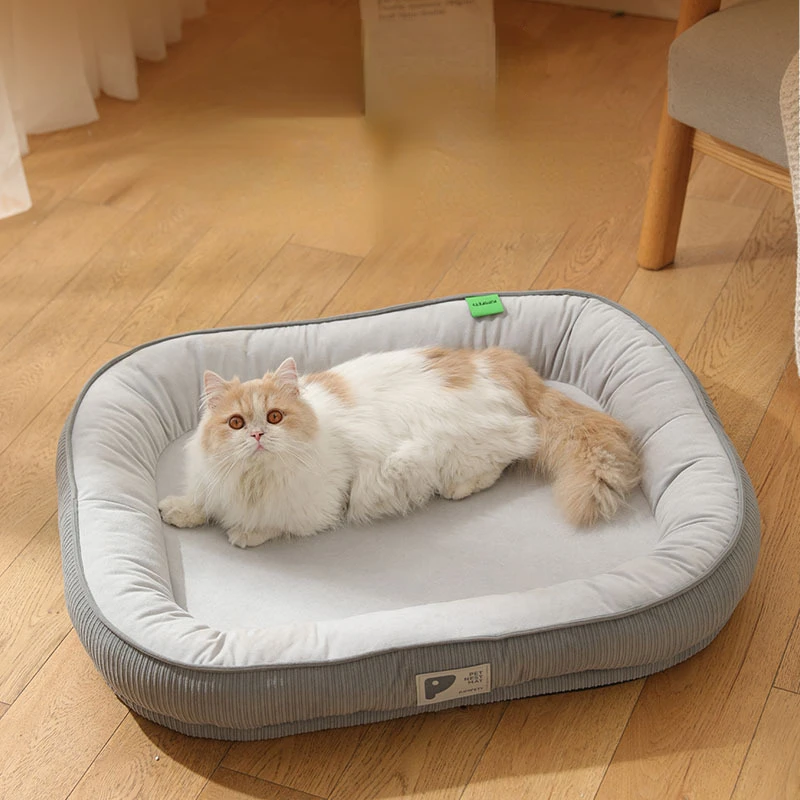 

Удобная кровать для собак, удобный коврик для питомца, кровать для собак, ультра мягкая зимняя теплая кровать для питомца, Конура, моющаяся подушка для собаки, диван, аксессуары для собак