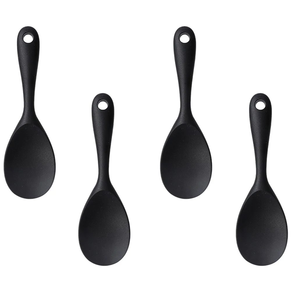 

4 шт., силиконовые лопатки для риса с отверстием для подвешивания