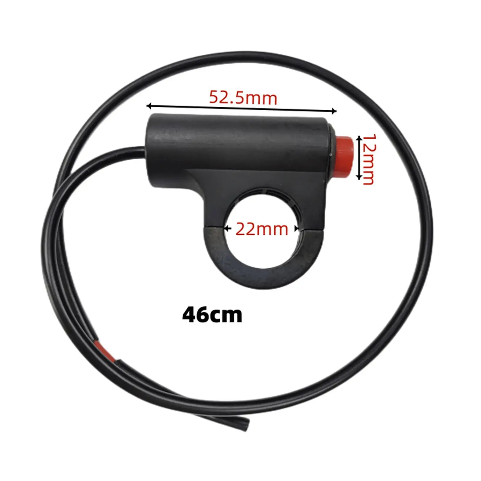 

Аксессуар для Руля Мотоцикла, универсальный выключатель освещения, 7/8 дюйма, 22 мм, для велосипедов