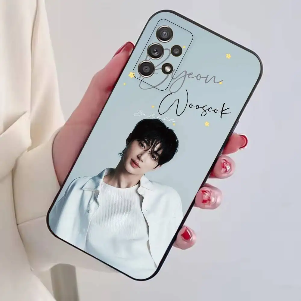 Korean Actor Byeon Woo-Seok Premium Phone Case - Sleek Black Cover