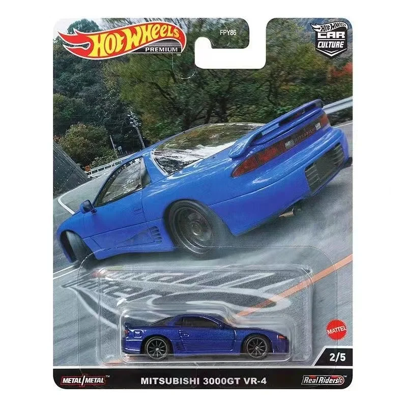 Hot Wheels Premium Cars Mountain Drifter TOYOTA AE86/ NISSAN SKYLINE SUPER SILHOUETTE 1/64 Collection Die-cast Model FPY86