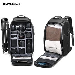 Multifunctional Camera Bags Large Capacity Waterproof Camera Backpack for Photography Canon Sony SLR Lens Tripod Man Backpacks