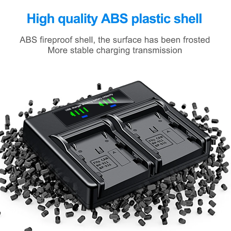 Kastar Battery LCD Fast Charger For Canon BP-970G BP945 Canon XF205