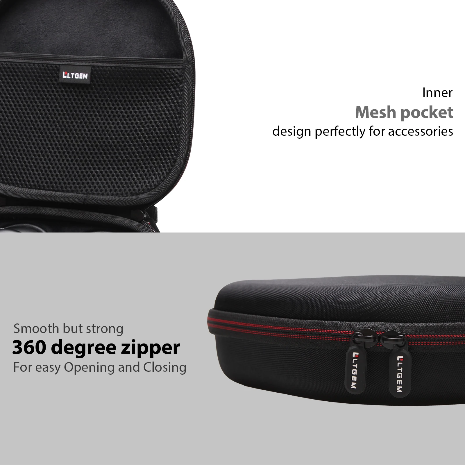 LTGEM Headphone Case for Anker Soundcore Life Q30/Q20 Headphones