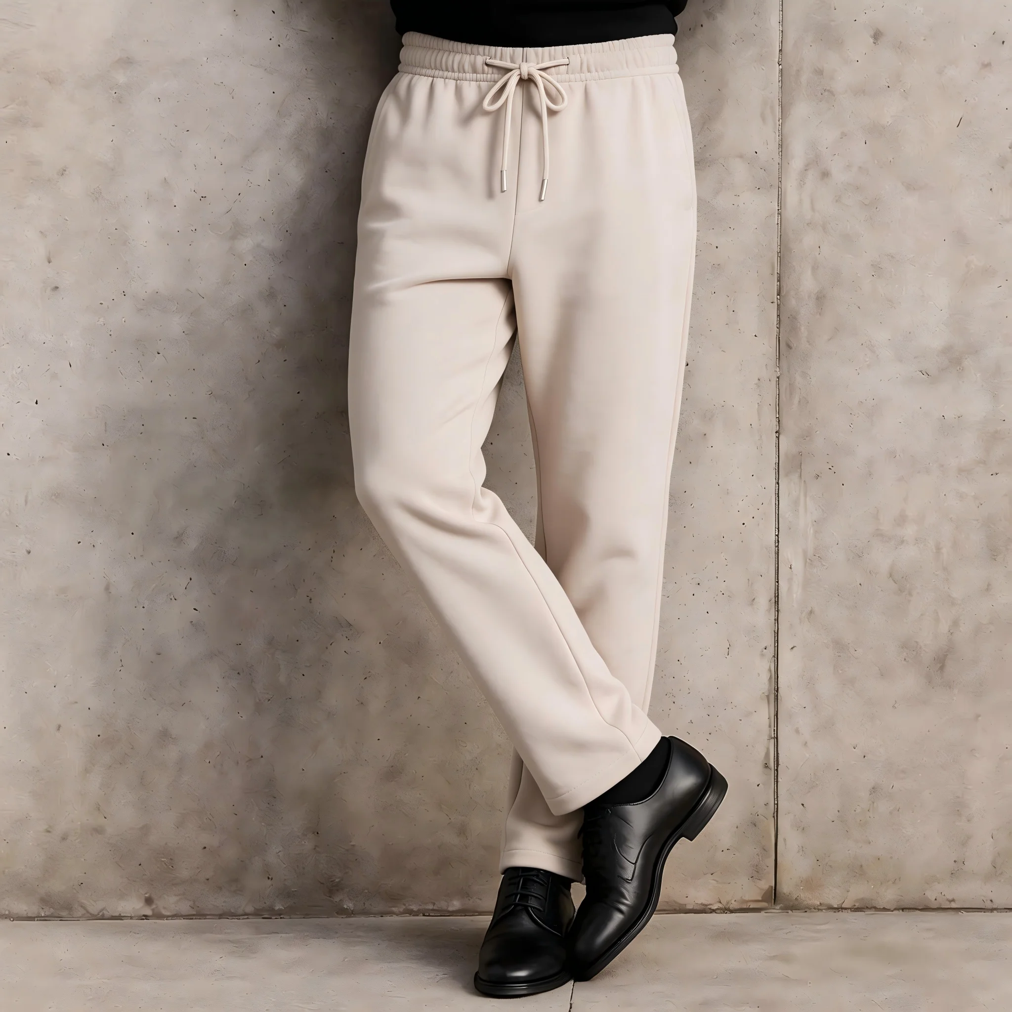 AIOPESON PM39 Cotton Sports Pants Elastic Waist Casual