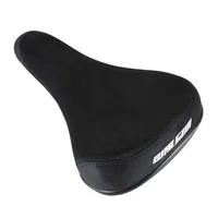 Selle de vélo vintage en flanelle antidérapante, douce et confortable, pour BMX, VTT, cyclisme sur route, pièces de vélo 3