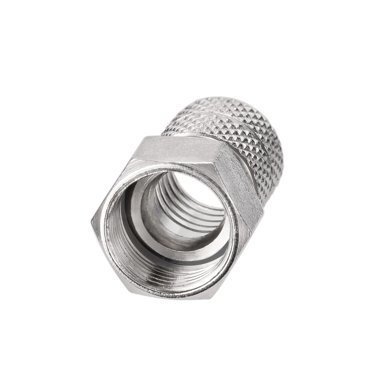 Superbat F Type Male 75 ohm Straight RF Coaxial Connector for Cable RG6 rf coaxial connector