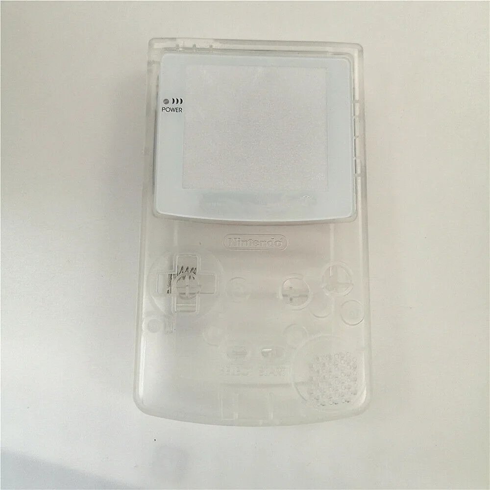 White Glass Len Super OSD Q5 Version RIPS LCD Screen Kit With Pre-cut Clear White Housing Shell Case For Game Boy Color GBC