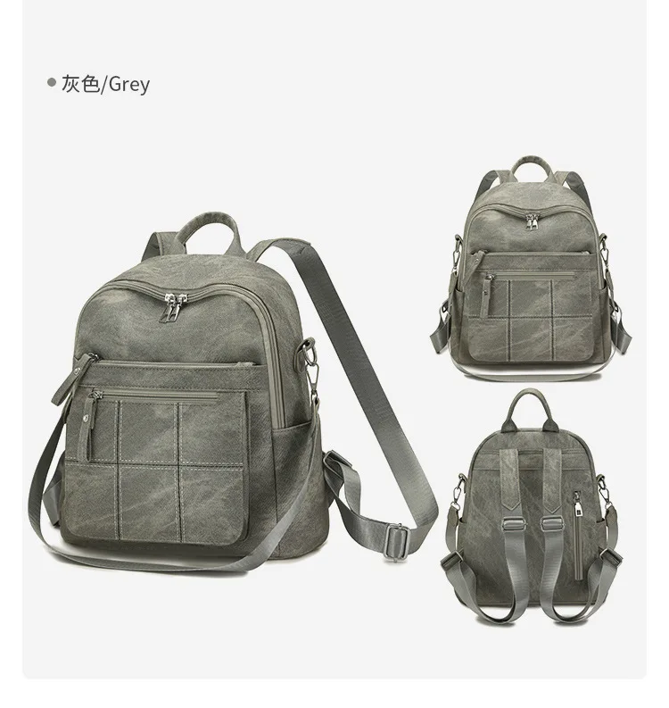 Leichter Stil, ausgezeichneter modischer, genähter Rucksack, Business-Laptoptasche, Reisen, große Kapazität, lässiger Rucksack, Geschenke für Mädchen – Detail 31