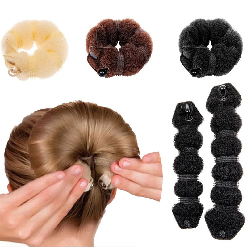 Hair Bun Maker Donut Magic Foam Sponge 3 Stili Hair Styling Braiders Tools Twist Headband Hair Braiders Women Styling Tools
