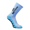 Hot Sale Fashion Sports Breathable Colorful Anti Slip Soccer Athletic Custom Logo Football Grip Socks 5
