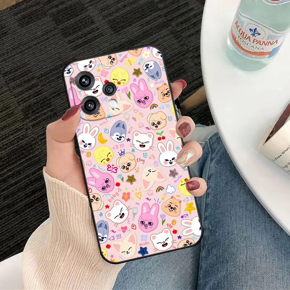 Stylish K-pop Inspired Phone Case with S-Stray K-Kids Design