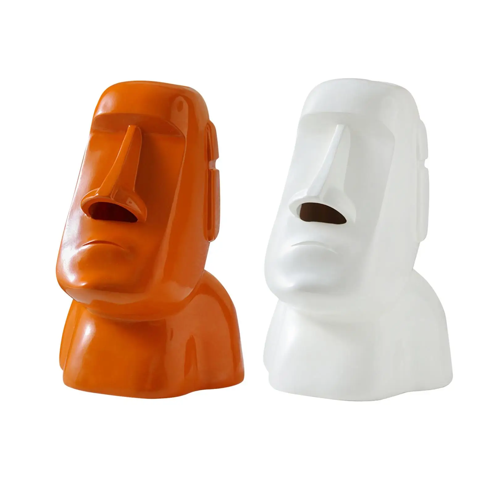 

Resin Craft Tissue Boxes Sculpture Gifts Figurines Statue Paper Towel Container for Desktop NightStand Bathroom Household Office