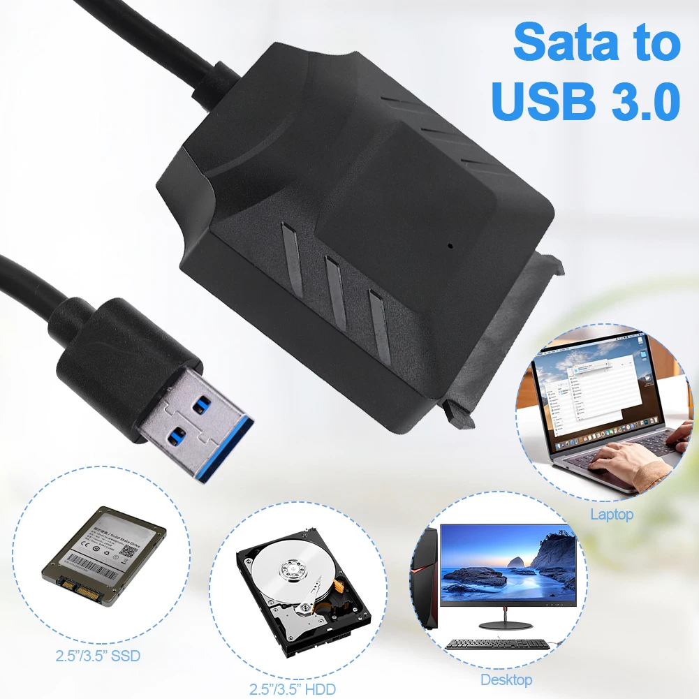 SATA-USB 3.0 ̺, SATA III  ϵ ̺  ȯ,  22  ϵ ̺ , 2.5 3.5 ġ HDD/SSD