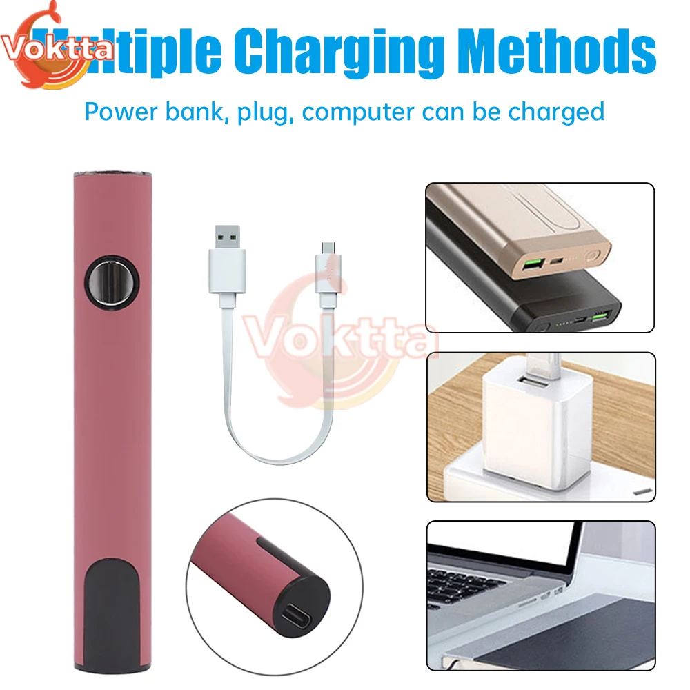 Lápiz De Soldar Inalámbrico USB – 380 MAh, Rosca 510, Recargable, Portátil
