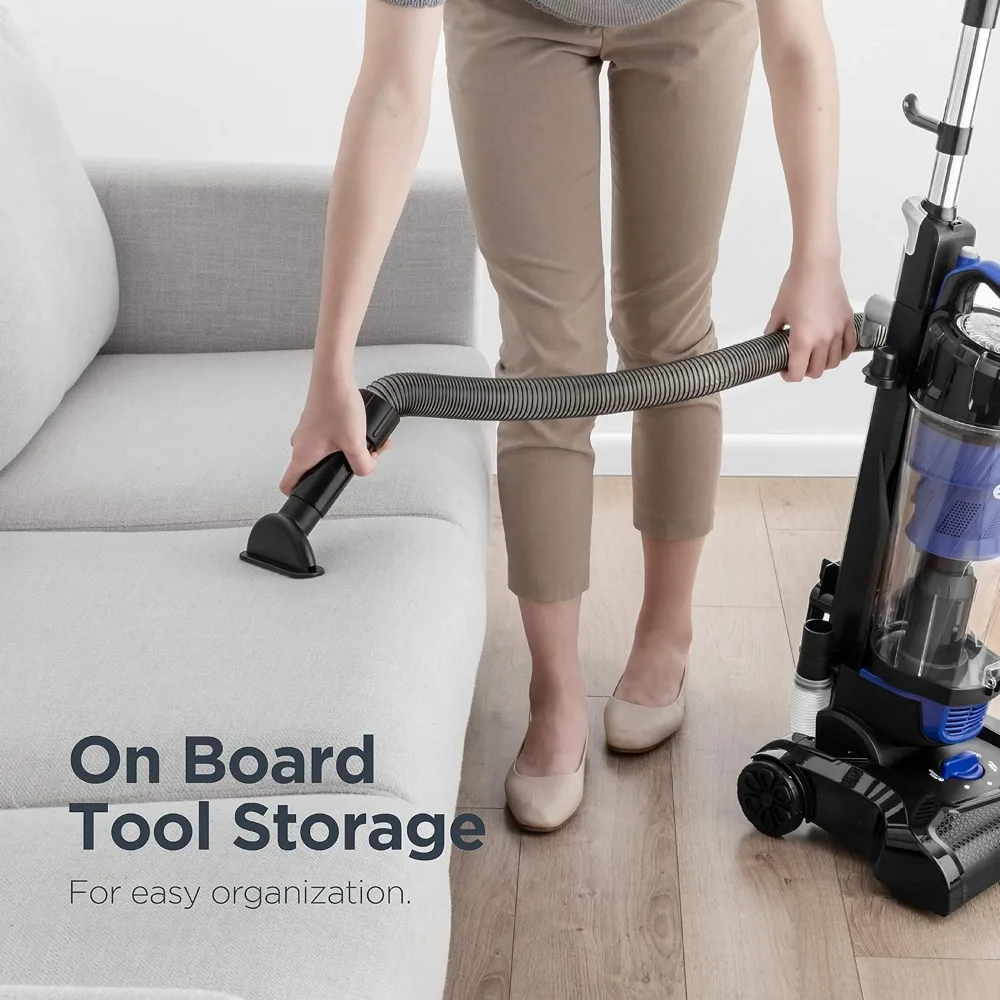 Lightweight Powerful Upright Vacuum Cleaner for Carpet and Hard Floor, PowerSpeed, New Model,Blue,black/New Model 5