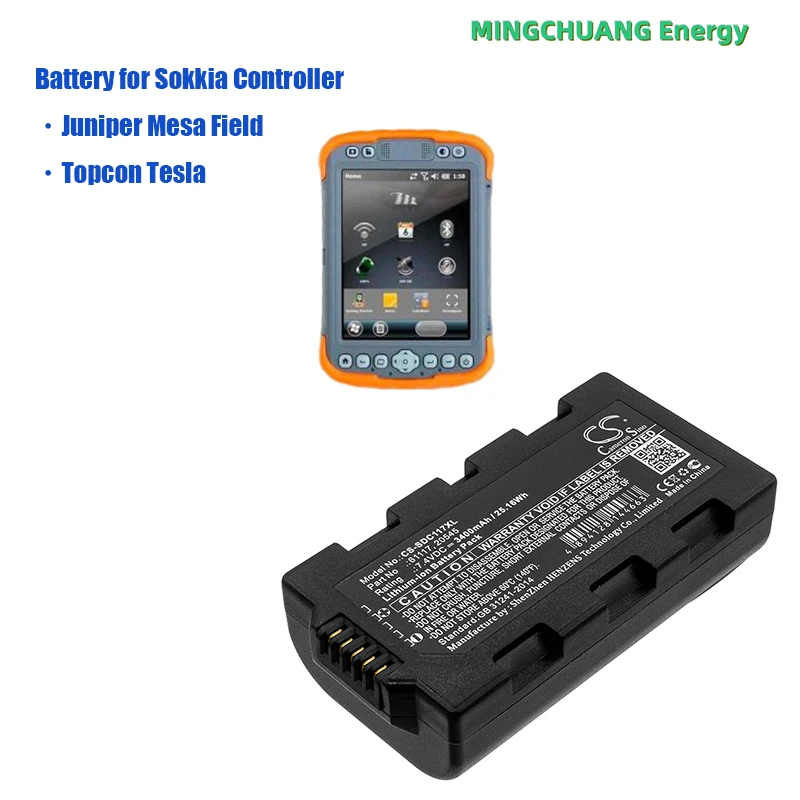 

Cameron Sino 2600mAh/3400mAh Data Collector Battery for Sokkia Juniper Mesa Field, Topcon Tesla