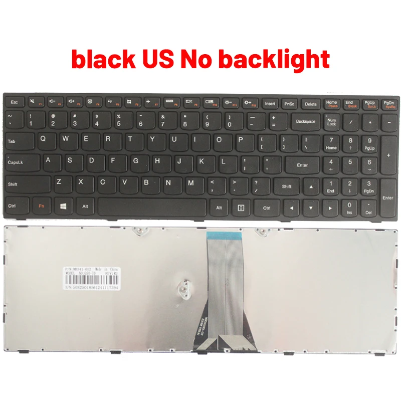 black US No backlit