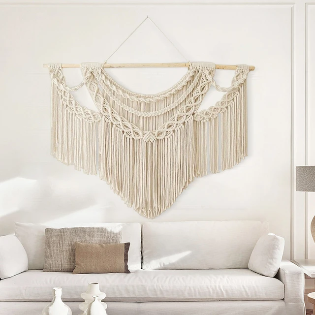 Large Macrame Wall Hanging, Wallhanging Macrame, Over Bed Wall Art