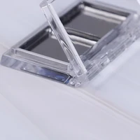 2 Grids pots empty magnetic eyeshadow pigment aluminum palette tin pans makeup 2