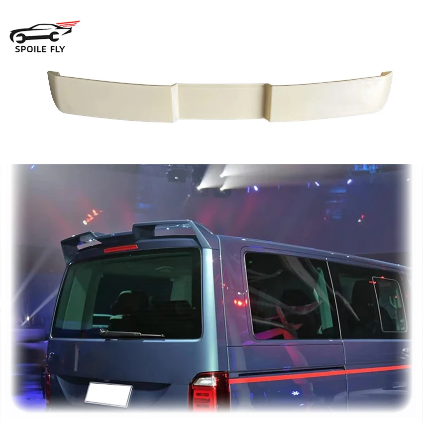 

High Quality ABS For Volkswagen Multivan T6 2015 2016 2017 2018 2019 Car Rer Roof Wing Spoiler Glossy Black Or Carbon Fiber Look