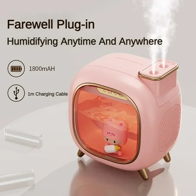 500ML Mini Aromatherapy Humidifier Portable Car Air Humidifier Essential Oil Diffuser USB Air For Car Home Travel