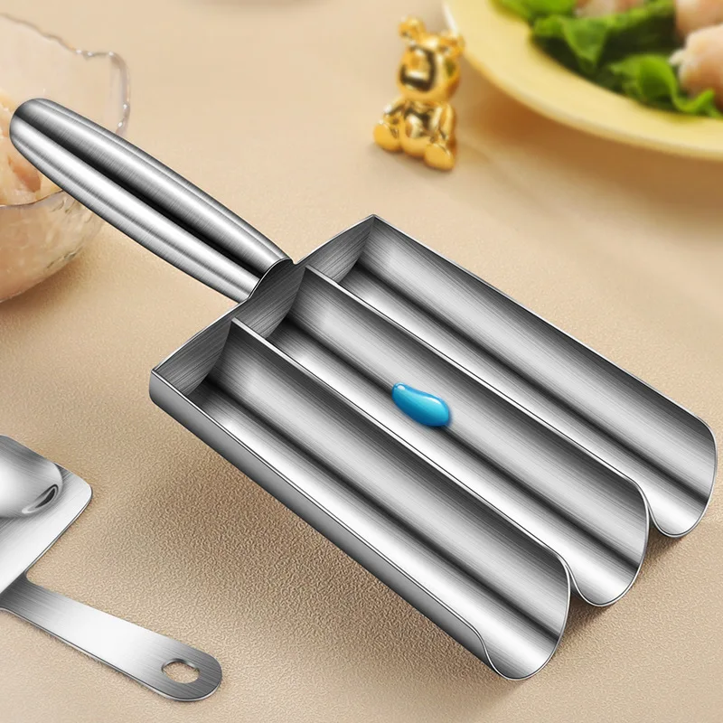304 Stainless Steel Meatball Scoop, Fish Ball Making Mold, Non-Stick Meatball Maker Set, DIY Kitchen Cooking Tools