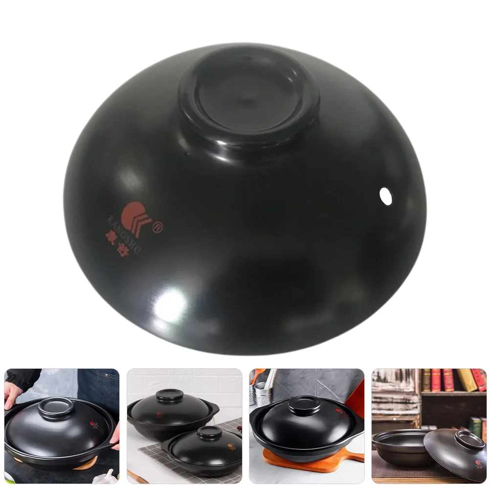 

Multipurpose Stew Pot Lid Pot Ceramic Cover Braised Chicken Medicine Pot Lid