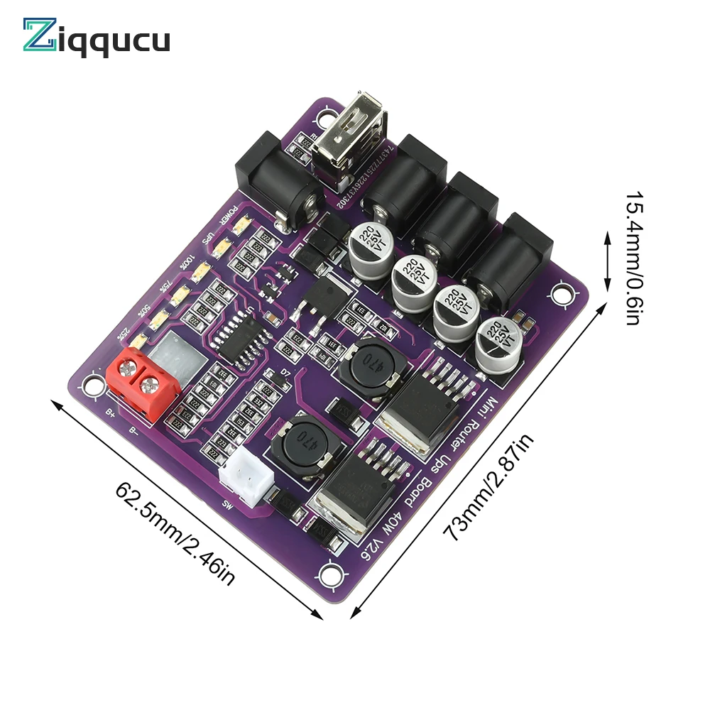 Multi-Voltage Uninterruptible Power Supply Board with Battery Charging