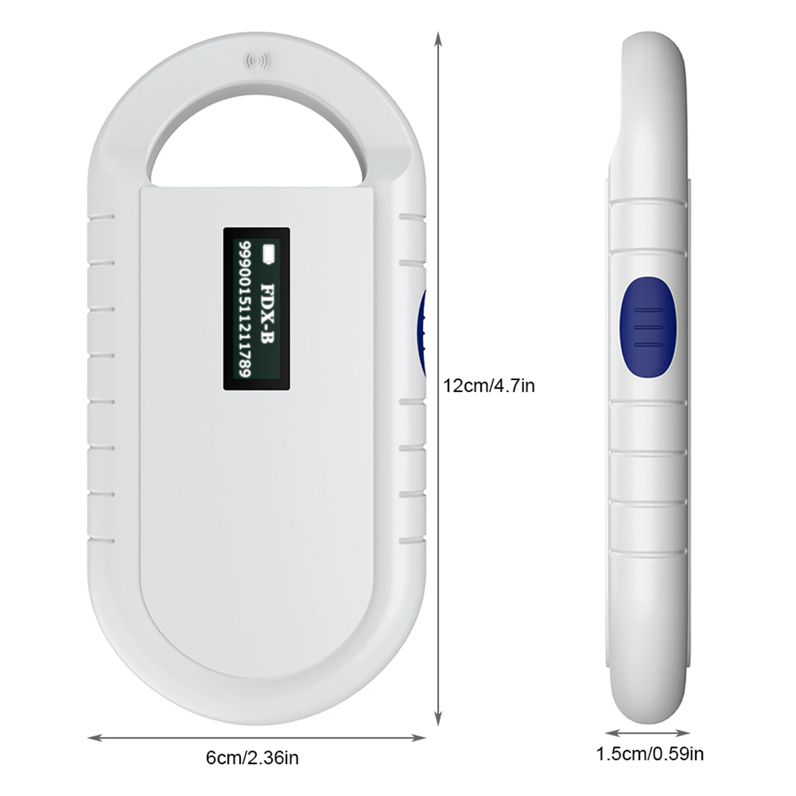 Portable Handheld Animal Chip Reader Pet Microchip Scanner Universal RFID Reader animal chip reader