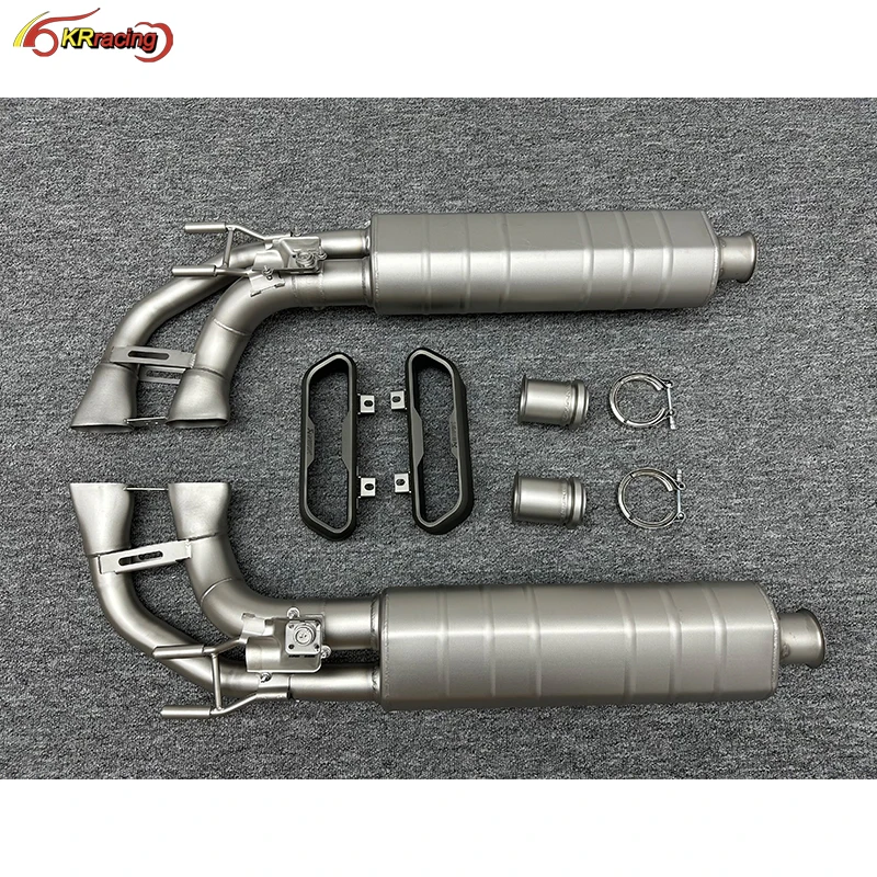 AK Style 304 Stainless Steel Exhaust With AK words For Mercedes Benz G-Class W464 G63 G500 AMG -