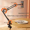Adjustable Bed Tablet Holder Rotatable Long Arm Metal Desktop Tablet Bracket Mounts Clamp for 4.7-13" for iPad Mini Air Pro 2