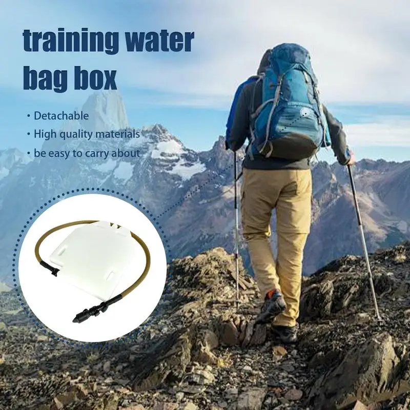 Plate Carrier Hydration Pack 1.5L Hydration Packs Backpack Accessories Sturdy Durable Hydration Bladder with Detachable Tube 2