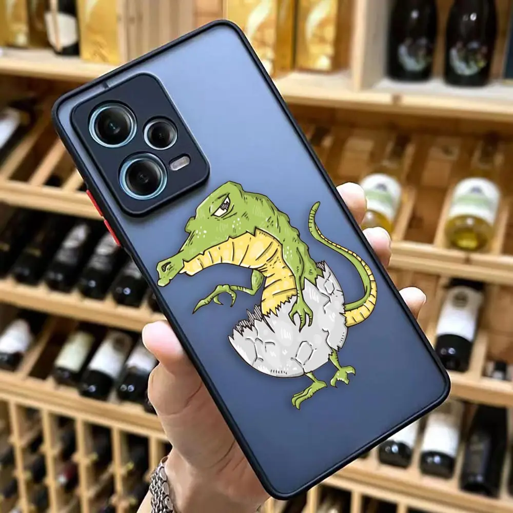 thumbnail image 1 of Funda mate para Redmi NOTE 12 11 10 11S 10S 9 9S 9T 8 7 6 5 4 3PRO PLUS 4G 5G Funda Coque Capa Shell lindo cocodrilo de dibujos animados, 1 of 5