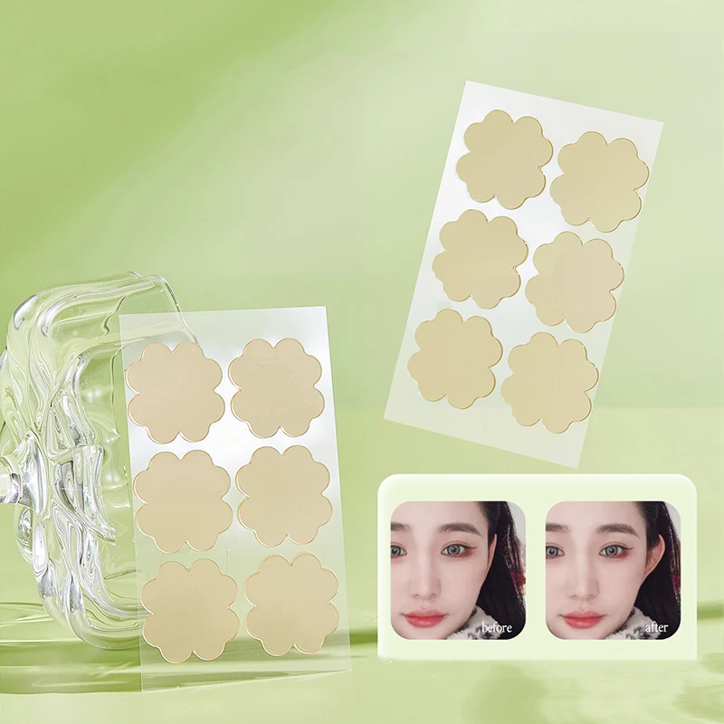 12 Patches Elf Ear Support Stickers Invisible Ear Corrector Earlobe Support Patches Elf Ear Makeup V-Face Stickers Easy Use