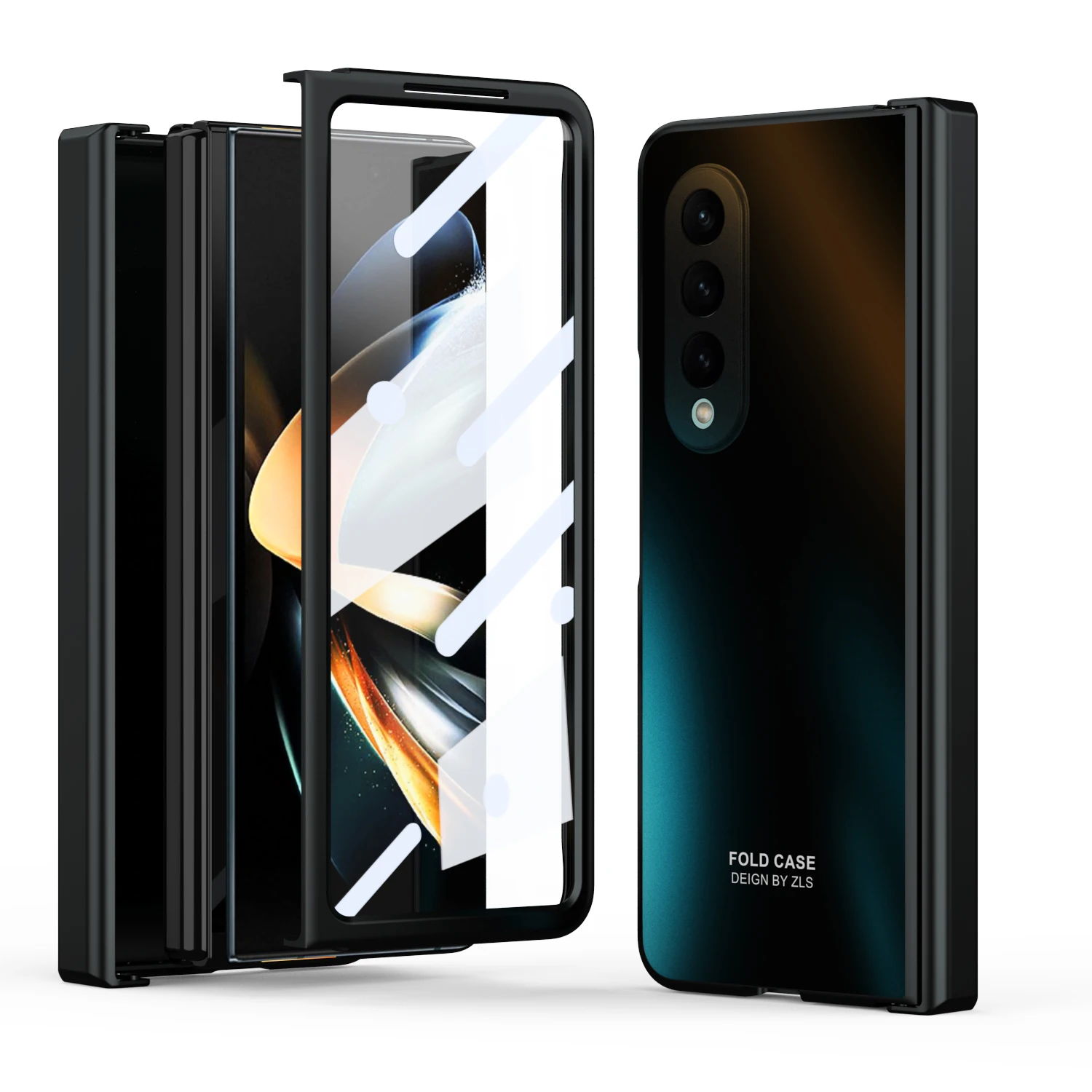 Per Samsung Z Fold3 Custodia In Vetro Temperato Antiurto Per Samsung Galaxy Z Fold 3 Fold3 5G Accessori Per Telefoni Capa
