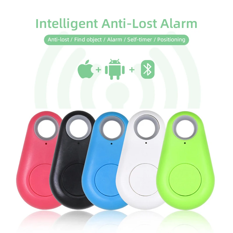 Mini Smart GPS Tracker Waterproof Bluetooth-Compatible Tracker Anti-Lost Alarm Tag Wireless Finder Locator Pet Dog Cat Keys Kids